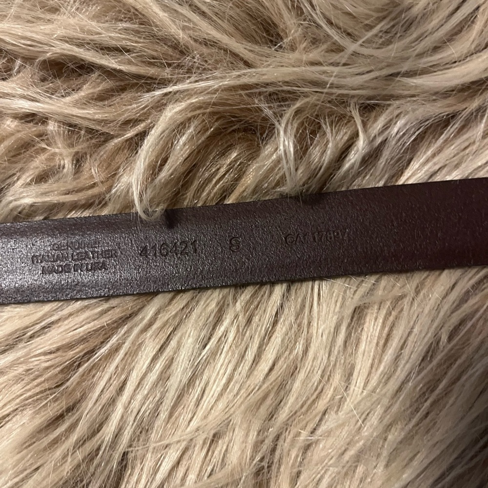 Banana Republic Rich Brown 100% Leather Belt - Worn Once! Sz Small - Picture 4 of 7